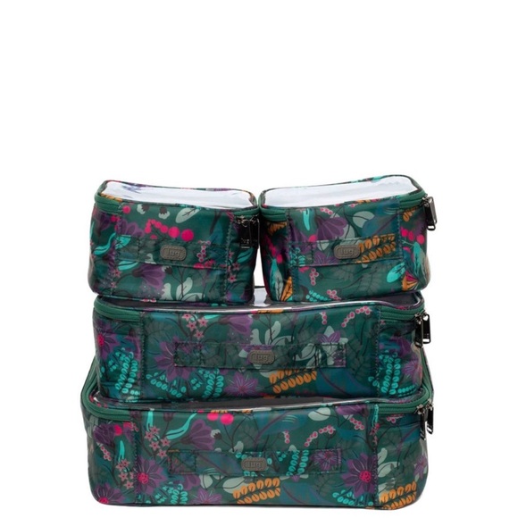 Lug Sky Cubbies Storage Container Set Evermore Green - Picture 2 of 6